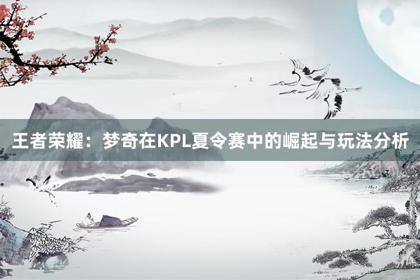 王者荣耀：梦奇在KPL夏令赛中的崛起与玩法分析