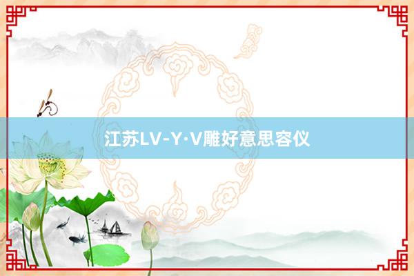 江苏LV-Y·V雕好意思容仪